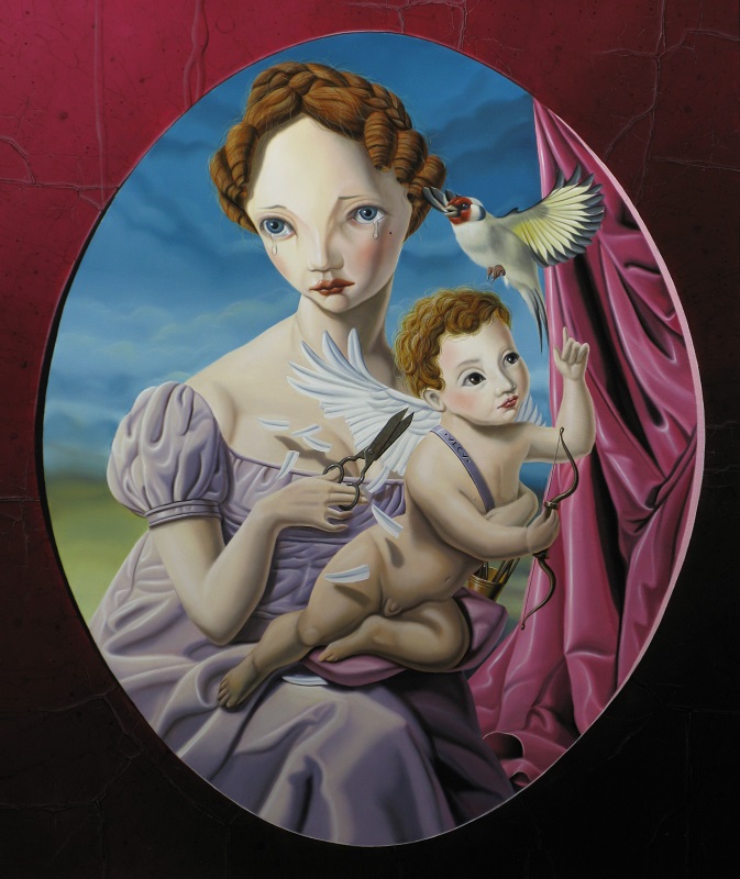  »Amour quand je te tiens » 46x55cm 10f
