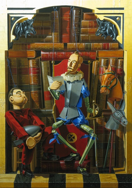 « Don Quichotte dans son cabinet de lecture » 65x46cm 15m (sold)