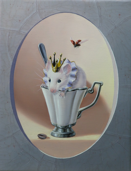 « Café crème » 14x18cm 0f  (sold)