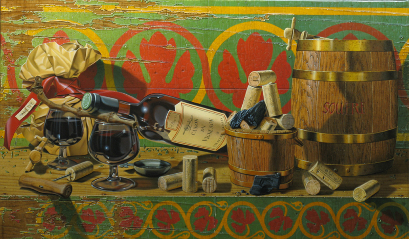 « Le canon du vigneron » 55x33cm 10m (sold)