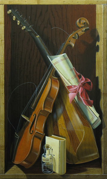 « Concerto pour mandoline en ut majeur de Vivaldi » 33X55 cm 10m