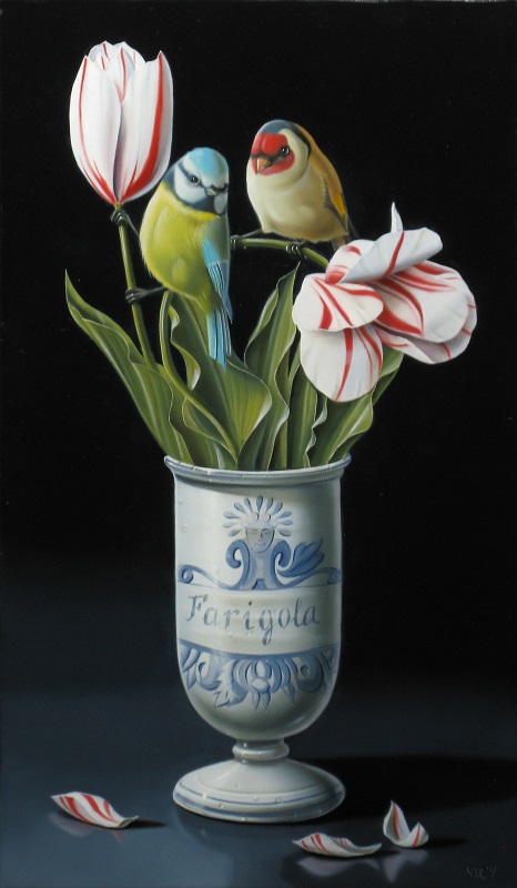 « Le pot aux tulipes » 24x41cm 6p (sold) licensed by Artlicensing