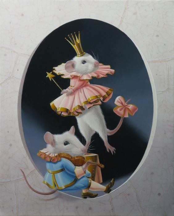 « Le petit rat d’opéra » 27x22cm 3F (sold)