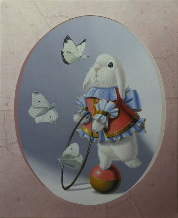 « Les papillons Blancs » 27x22cm 3f (sold) under license « international artlicensing, inc »