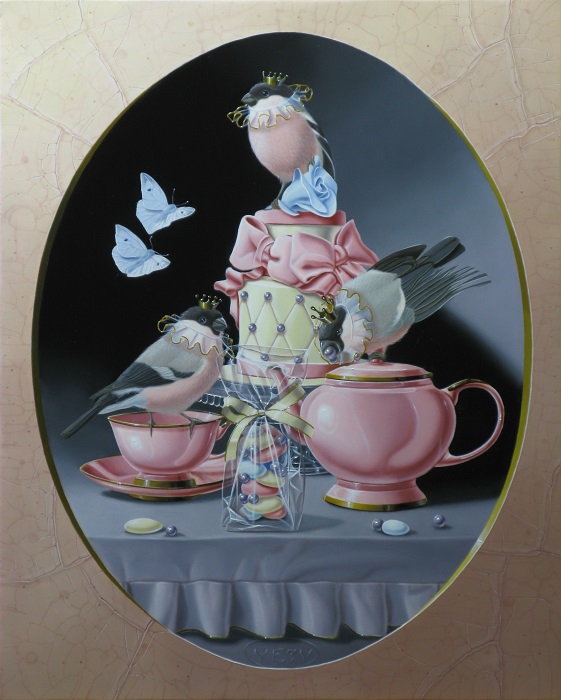 « Wedding tea » 41x33cm 6f licensed by Artlicensing