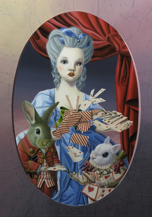 « Alice et le jugement » 46X65cm 15m