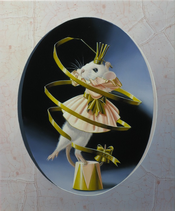  »Le petit rat d’opéra au ruban  » 27x22cm 3F