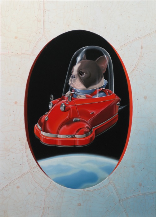 « Aéromesserschmitt » 33x24cm 4F (sold) licensed by Artlicensing