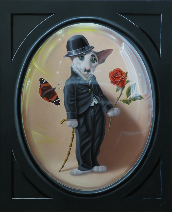 « Charlot à la rose » 22x27cm 3f (sold)