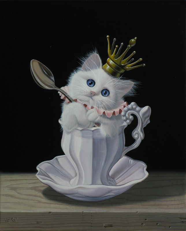  »Crème de chaton » 22x27cm 3f (sold)