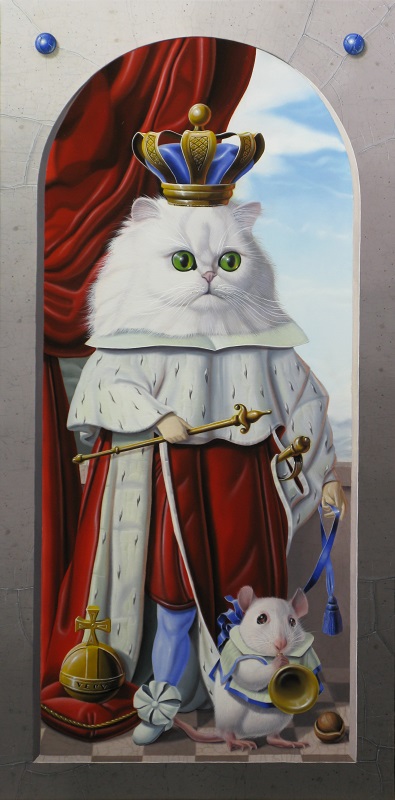 Portrait royal N°1 30x60cm (sold)
