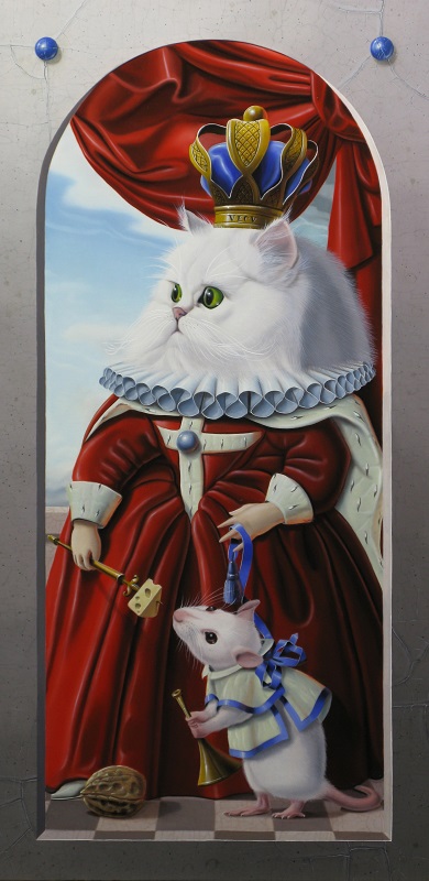 Portrait royal N°2 30x60cm (sold)