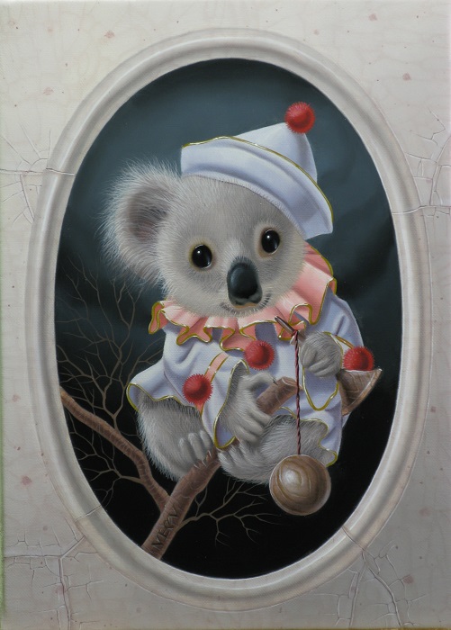 « Pierrot koala » 22x16cm 1f (sold)