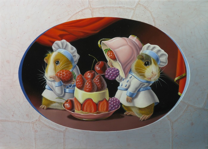 « Tasse d’abondance n°2 » cm 33x24cm 4f (sold)