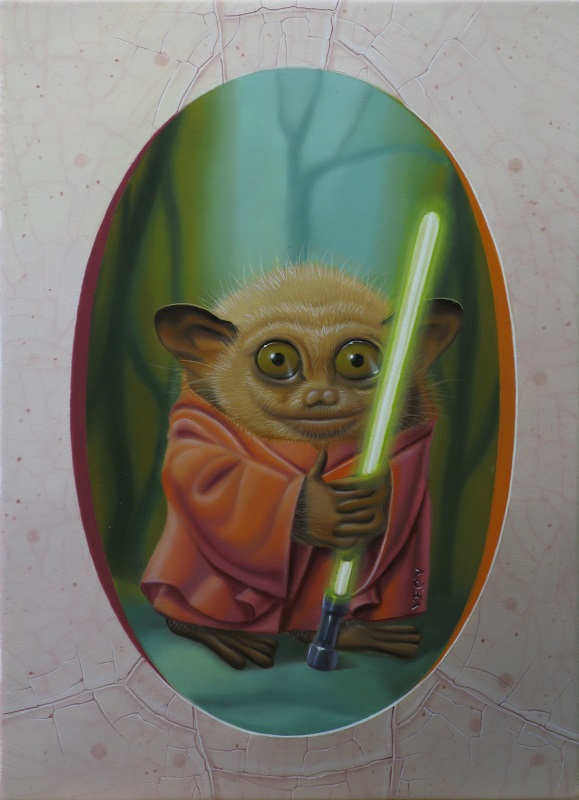 « Le tarsier Yoda » 22x16cm 1f (sold)