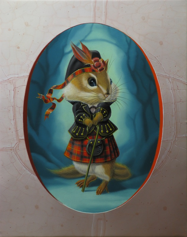 « scottish squirrel» 24x19cm 2F (sold)