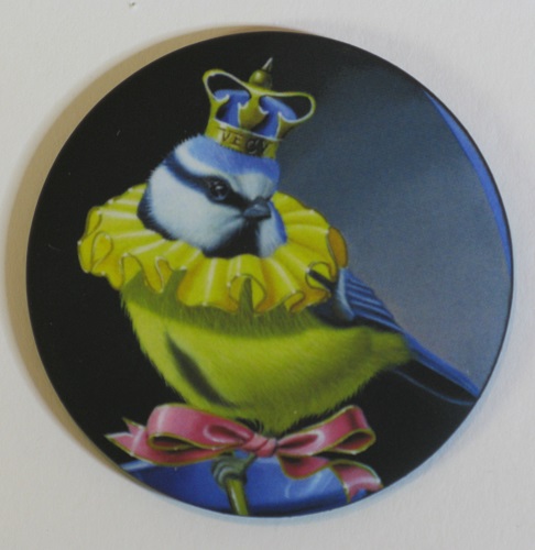 Magnet “mésange” (diamètre 5,5cm) 4€