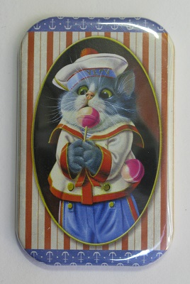 Magnet « Le chat au chupa chups  » (68x45mm) 5€ ( (indisponible-sold out) )