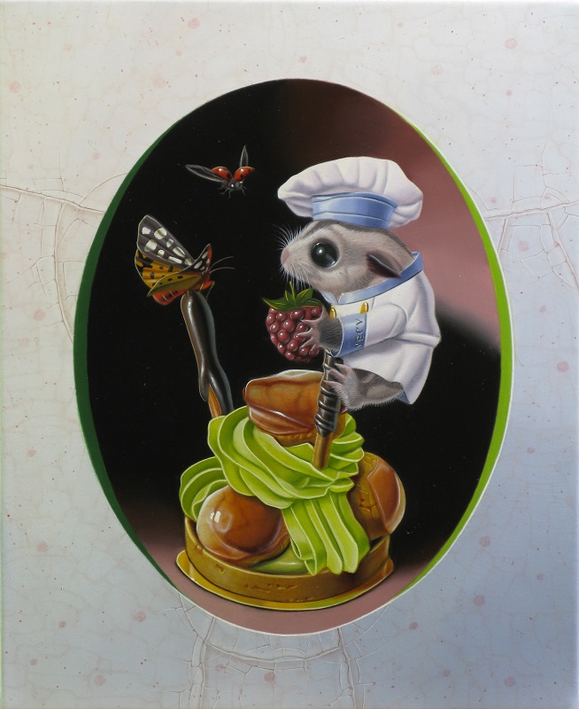 « Le phalanger volant maître-pâtissier » 27 x 22 cm 3f (sold)