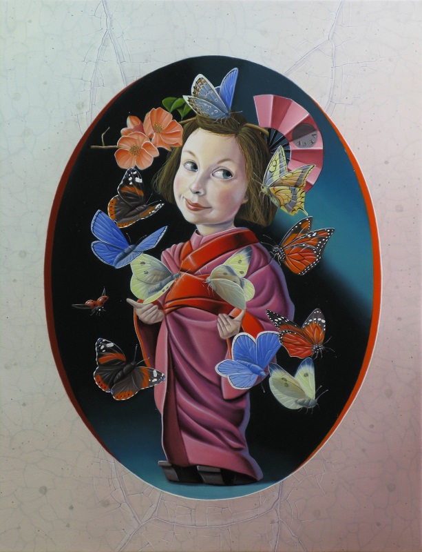 « Melle Butterfly » 35 x 27 cm 5f (sold)