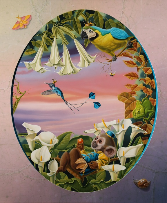 « Détente au crépuscule » 55x46cm 10f (sold)