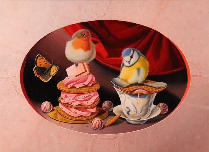 « stroopwafels » (« gaufres au sirop ») 33x24cm 4f (galerie ArtBoutique, les Pays-Bas)