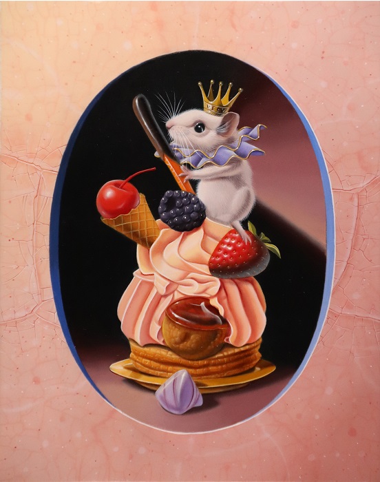 «Souris gourmande » 24x19cm 2f (Sold)