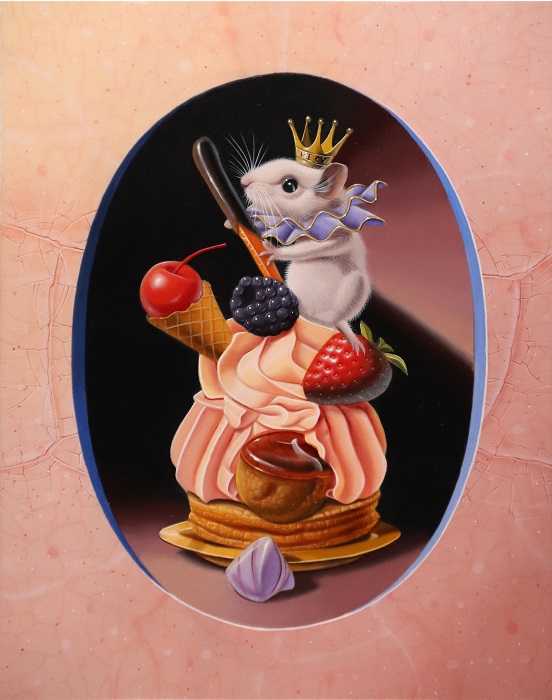 «Souris gourmande » 24x19cm 2f (available at Modern Eden Gallery – USA)