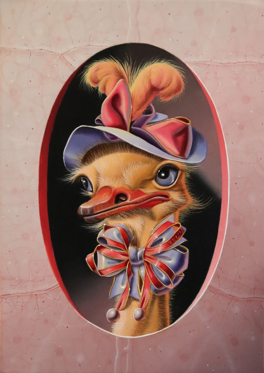 « L’autruche » 22x16cm 1f (sold)