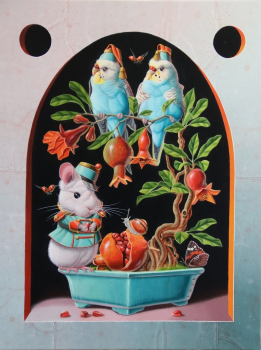 « L’escouade au bonzaï » 35x27cm 5f