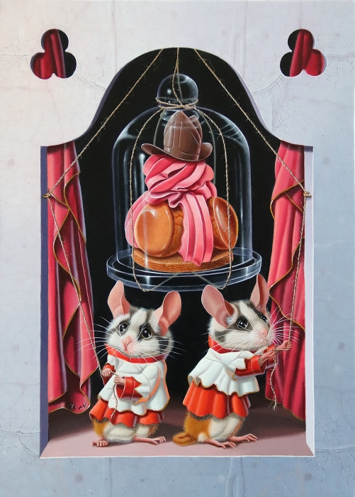 « L’ascension de Saint-honoré » 33x24cm 4f (sold)