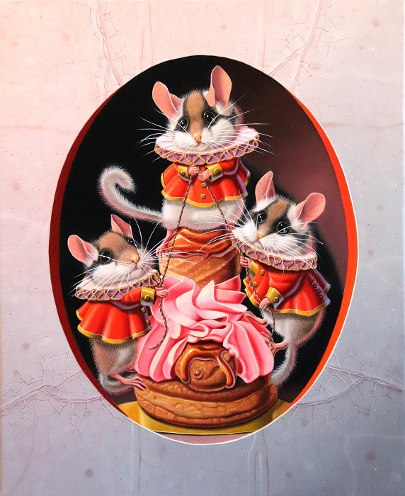 « Ascension gourmande » 27x22cm 3f (available at the Honingen gallery – the Netherlands)