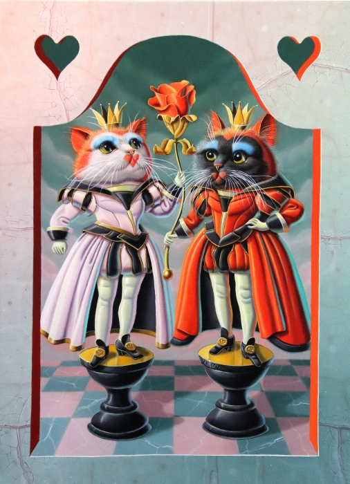 « Kitty et perce-neige » 33x24cm 4f (available at the Honingen gallery – the Netherlands)