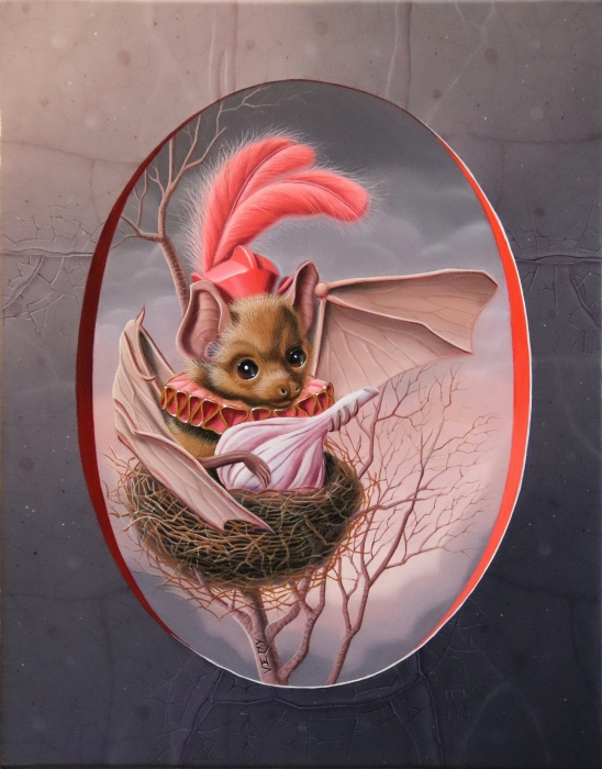 « La chauve-souris antidote n°2 » 24x19cm 2f (available at the Honingen gallery – the Netherlands)
