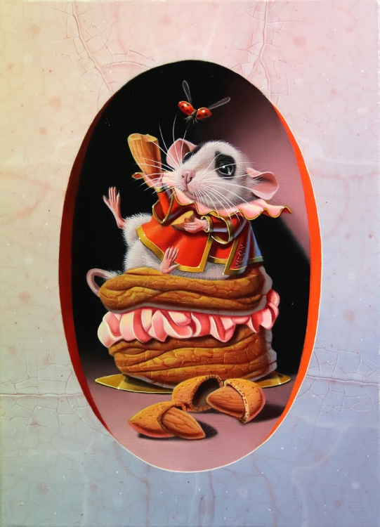 « Le coussin du gourmand » 22x16cm 1f