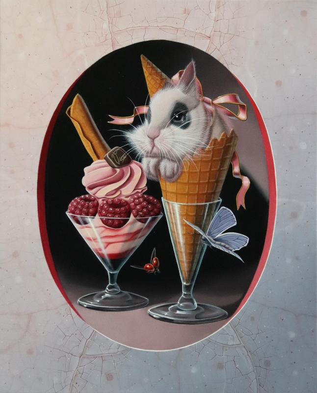 « Cornet de glace » 22x27cm 3f Available at the Honingen gallery (The Netherlands)