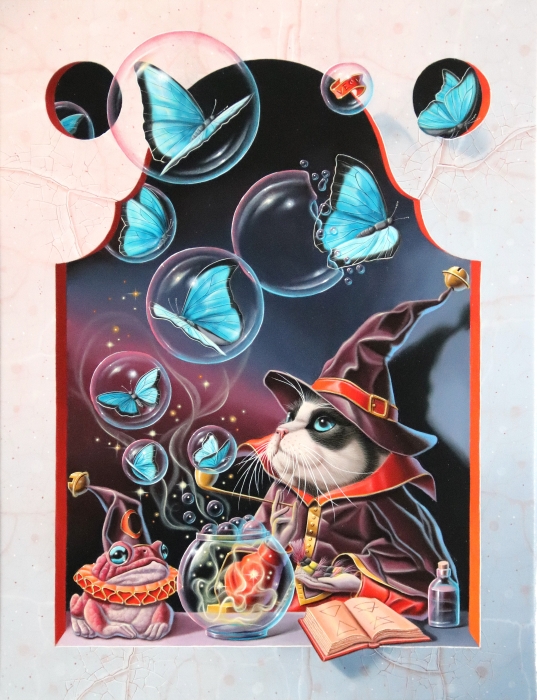 « La genèse du papillon »  35x27cm 5f (réservé)
