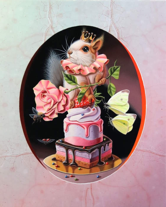 « Trône pâtissier » n°2 (« Pastry throne » n°2) 27x22cm 3f (available at Haven Gallery USA)