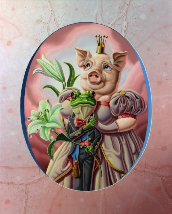 « Piggy et Kermit » 22x27cm 3f