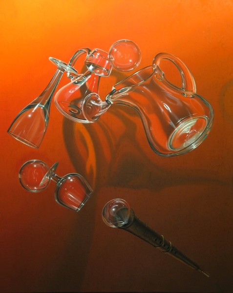 « Souffleur de verre » 46x55cm 10f