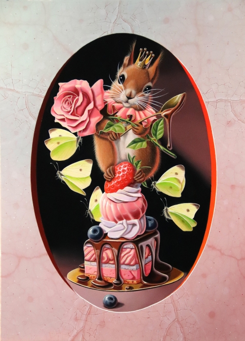 « Trône pâtissier » n°3 (« Pastry throne » n°3) 24x33cm 4f (available at Honingen gallery)