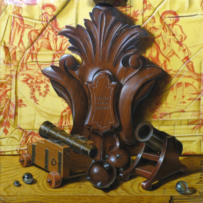 « Ultima ratio regum » 40x40cm