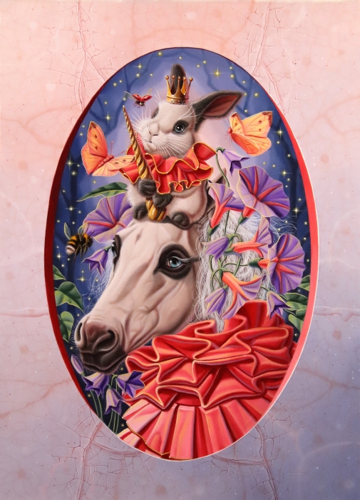 « La licorne sans la dame » 33x24cm 4f (réservé)