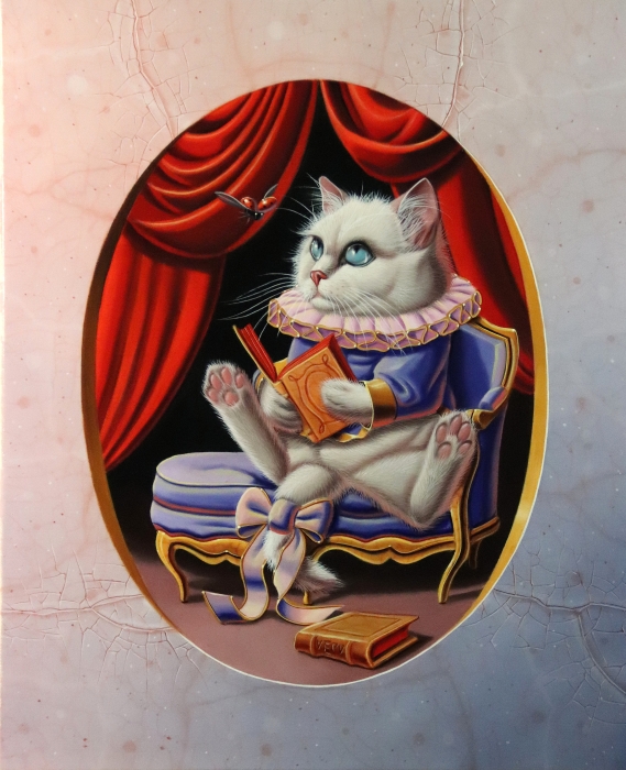 « Moment de détente » 27x22cm 3f