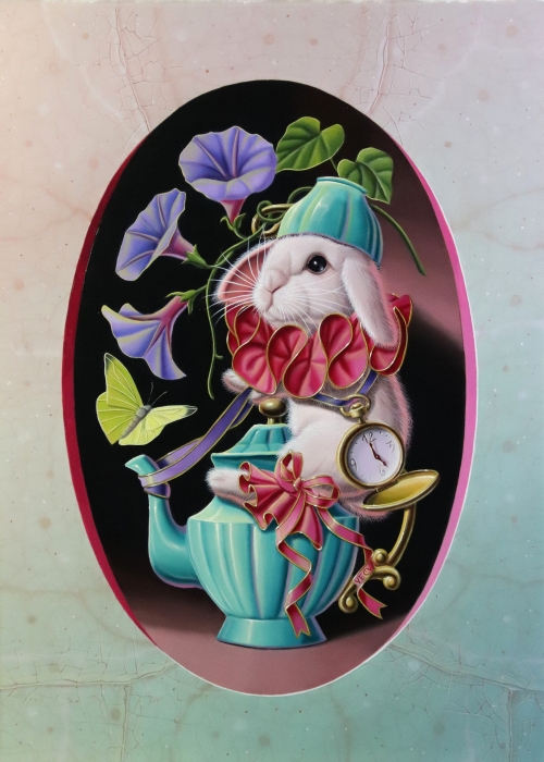 « Five o’clock, l’heure du thé » 33x24cm 4f