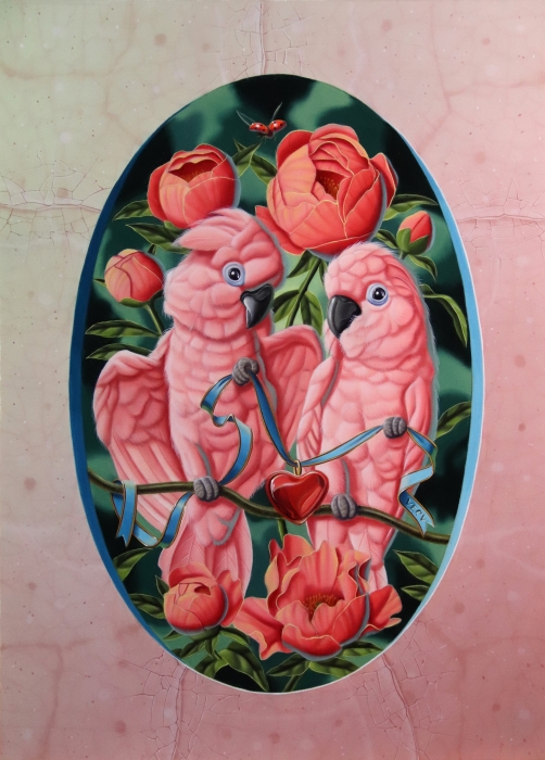 «Pour toujours et à jamais n°1» « forever and ever n°1 » 33x24cm 4f