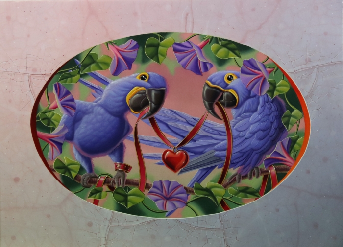 «Pour toujours et à jamais n°2»  33x24cm 4f